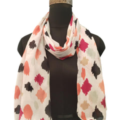 Dazzling Multicolor Printed Muslin Everyday Scarves/Stoles for Women SC118