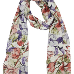 Gorgeous Multicolor Printed Muslin Daily Wear Scarves/Stoles for Women SC28