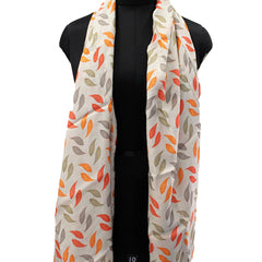 Pretty Multicolor Printed Muslin Lightweight Scarves/Stoles for Women SC39