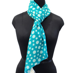 Splendid Blue Printed Muslin Lightweight Scarves/Stoles for Women SC52
