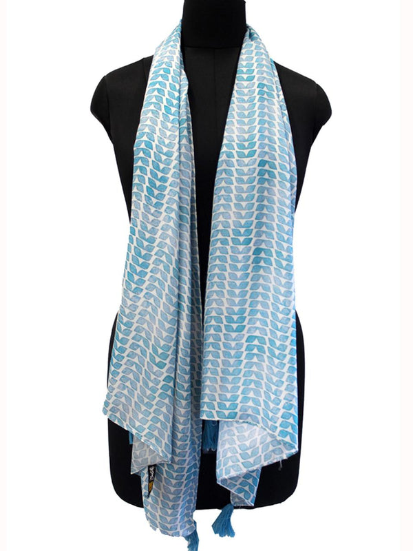 Appealing Multicolor Printed Muslin Daily Wear Scarves/Stoles for Women SC54