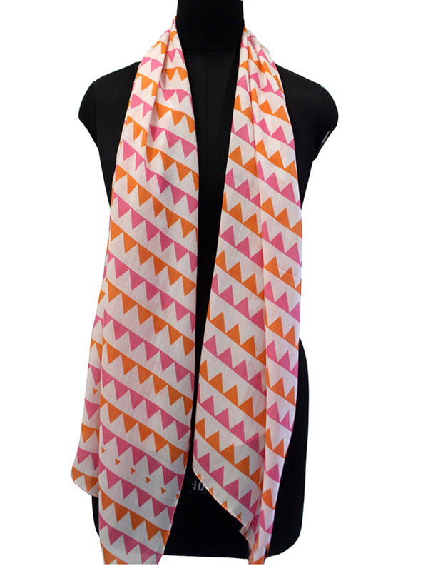 Pretty Multicolor Printed Muslin Everyday Stylish Scarves/Stoles for Women SC56