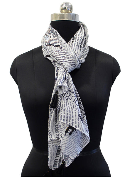 Elegant Multicolor Printed Muslin Designer Scarves/Stoles for Women SC57
