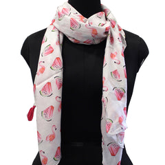 Beautiful Multicolor Printed Muslin Everyday Scarves/Stoles for Women SC59