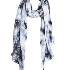 Beautiful Grey Tie Dye Muslin Everyday Scarves/Stoles for Women SC93