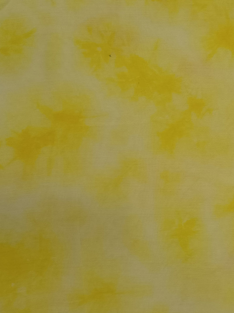 Beautiful Yellow Tie Dye Muslin Everyday Scarves/Stoles for Women SC99