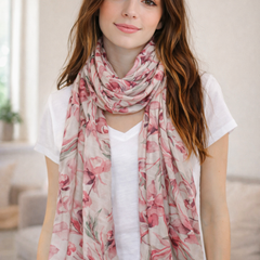 Splendid Black Printed Muslin Regular Wear Scarves/Stoles for Women SC12