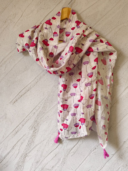 Appealing Multicolor Printed Muslin Designer Scarves/Stoles for Women SC5