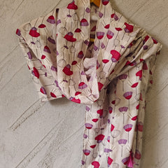 Appealing Multicolor Printed Muslin Designer Scarves/Stoles for Women SC5