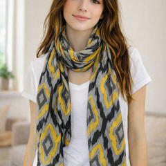 Divine Multicolor Printed Muslin Everyday Stylish Scarves/Stoles for Women SC30