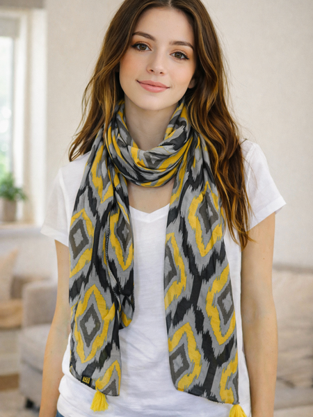 Divine Multicolor Printed Muslin Everyday Stylish Scarves/Stoles for Women SC30