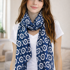 Pleasing Beige Printed Muslin Everyday Stylish Scarves/Stoles for Women SC4