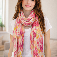 Appealing Black And White Printed Muslin Designer Scarves/Stoles for Women SC37