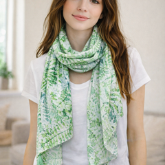 Alluring Multicolor Printed Muslin Daily Wear Scarves/Stoles for Women SC41
