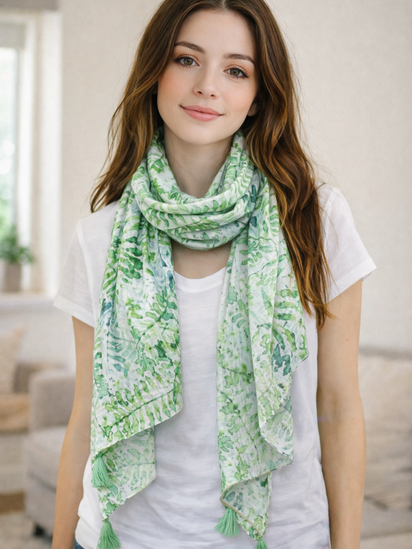 Alluring Multicolor Printed Muslin Daily Wear Scarves/Stoles for Women SC41