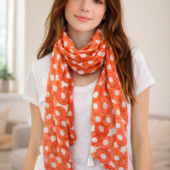 Pleasing Multicolor Printed Muslin Daily Wear Scarves/Stoles for Women SC47