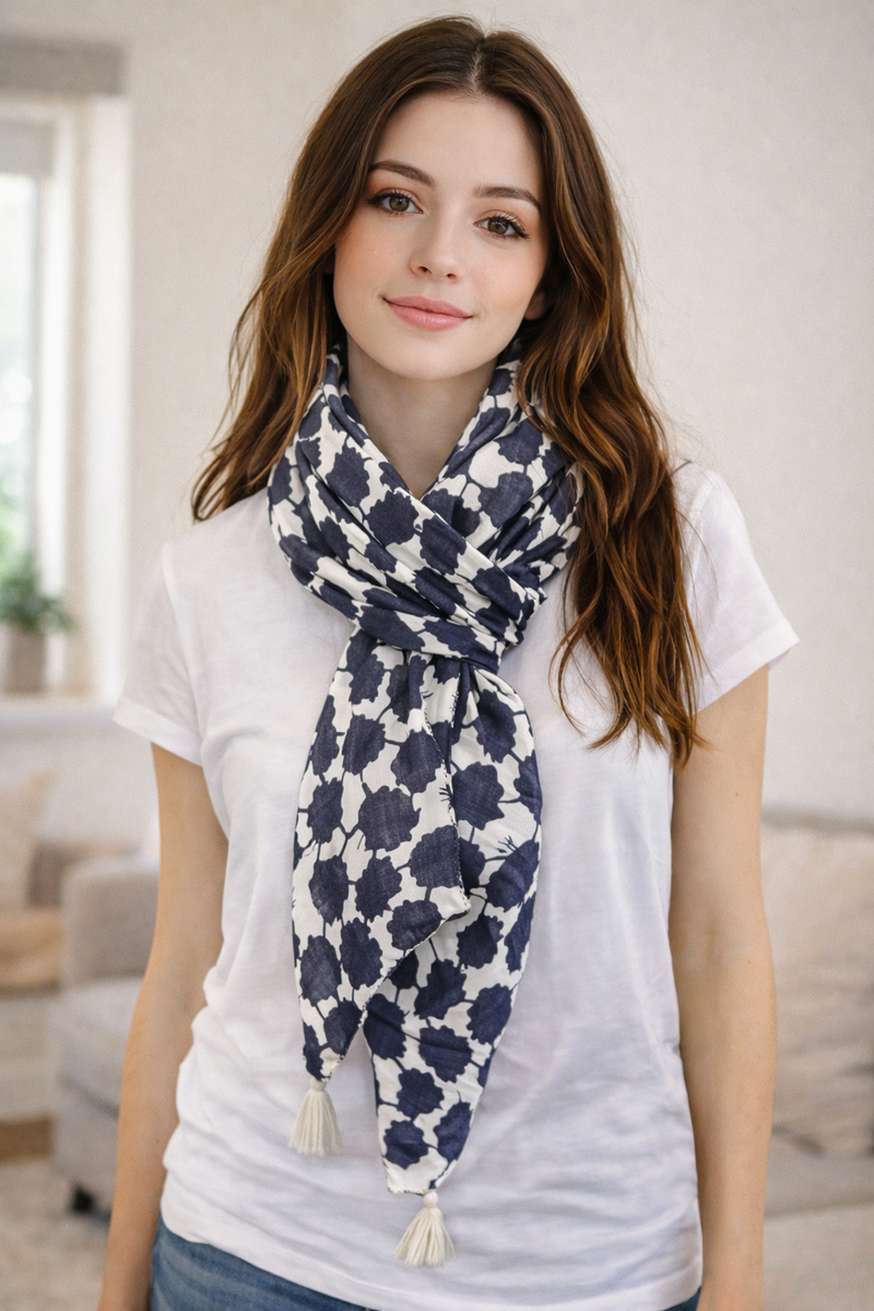 Stunning Multicolor Printed Muslin Everyday Stylish Scarves/Stoles for Women SC49