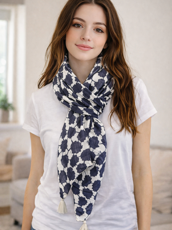 Stunning Multicolor Printed Muslin Everyday Stylish Scarves/Stoles for Women SC49
