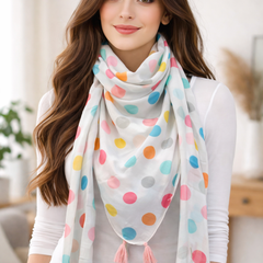 Classy Multicolor Printed Muslin Designer Scarves/Stoles for Women SC50