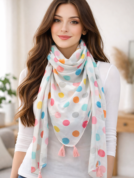 Classy Multicolor Printed Muslin Designer Scarves/Stoles for Women SC50