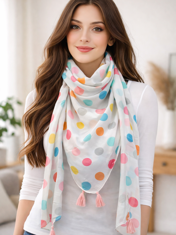 Classy Multicolor Printed Muslin Designer Scarves/Stoles for Women SC50