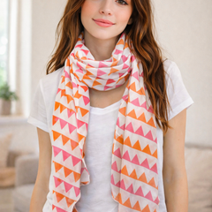 Elegant Multicolor Printed Muslin Designer Scarves/Stoles for Women SC57
