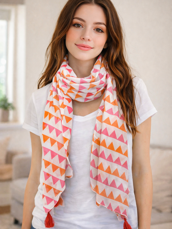 Elegant Multicolor Printed Muslin Designer Scarves/Stoles for Women SC57