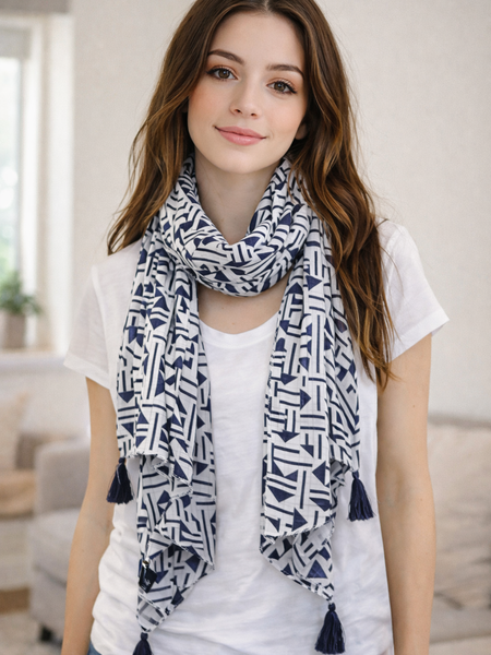 Beautiful Multicolor Printed Muslin Everyday Scarves/Stoles for Women SC59