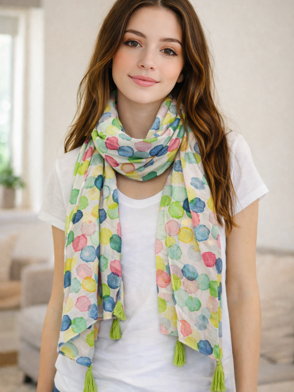 Pleasing Black Printed Muslin Daily Wear Scarves/Stoles for Women SC67