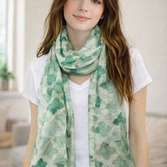 Elegant Multicolor Printed Muslin Daily Wear Scarves/Stoles for Women SC8