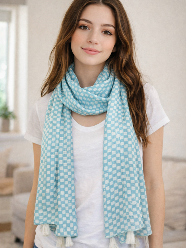 Appealing Pink Printed Rayon Casual Scarves/Stoles for Women SC81