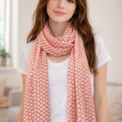 Stunning Light Blue Printed Rayon Everyday Stylish Scarves/Stoles for Women SC82