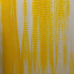 Desi Butik Women’s Gaji Silk Yellow Tie Dye Dupatta DB2268
