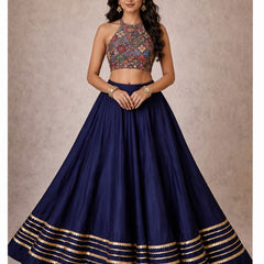 Cotton Silk Stitched Only Lehenga